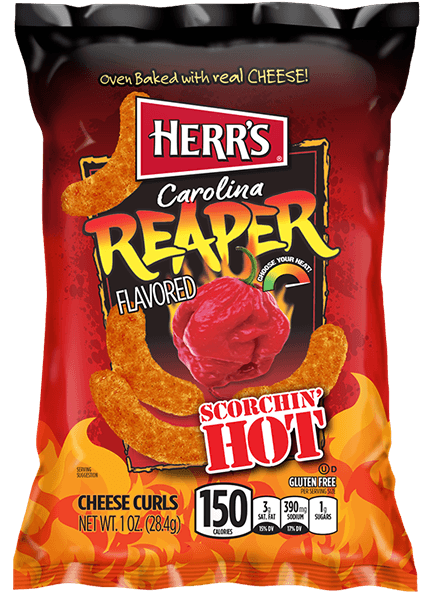 Carolina Reaper Cheese Curls